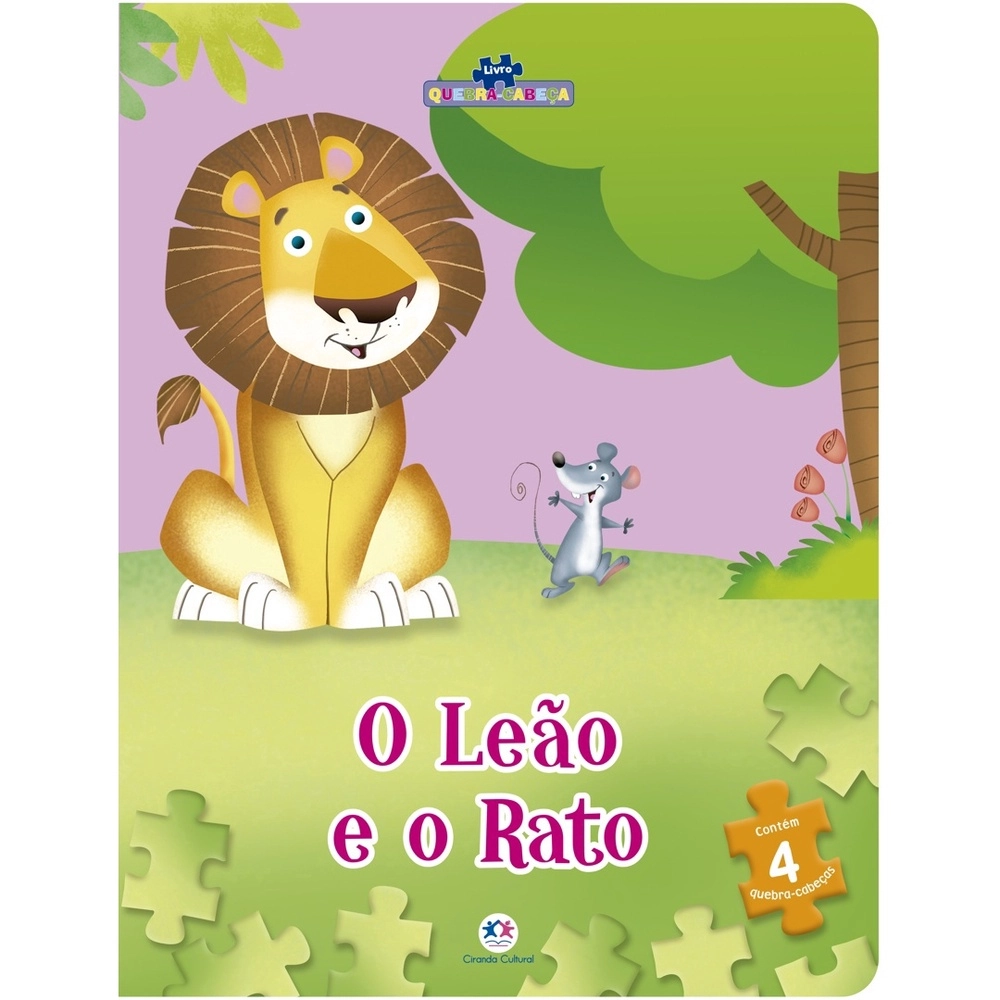 leao e o rato na floresta
